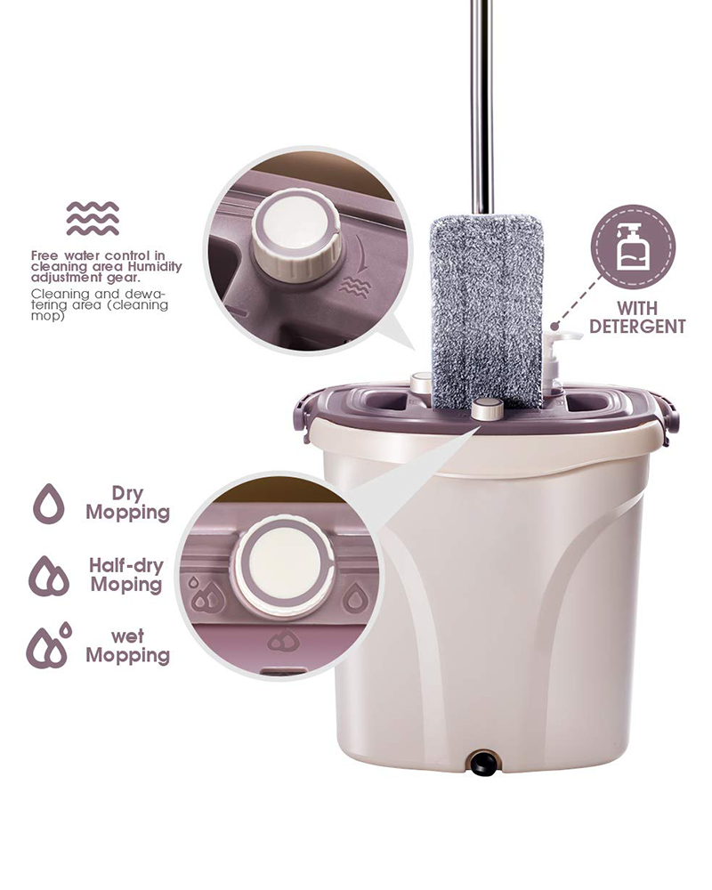 Mopx Dual Zone Dual Control Set ng Dirty Water Separation Mop Bucket