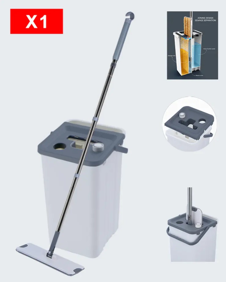 Mapapabuti ba ng Flat Mop Bucket Set ang Kahusayan sa Paglilinis?